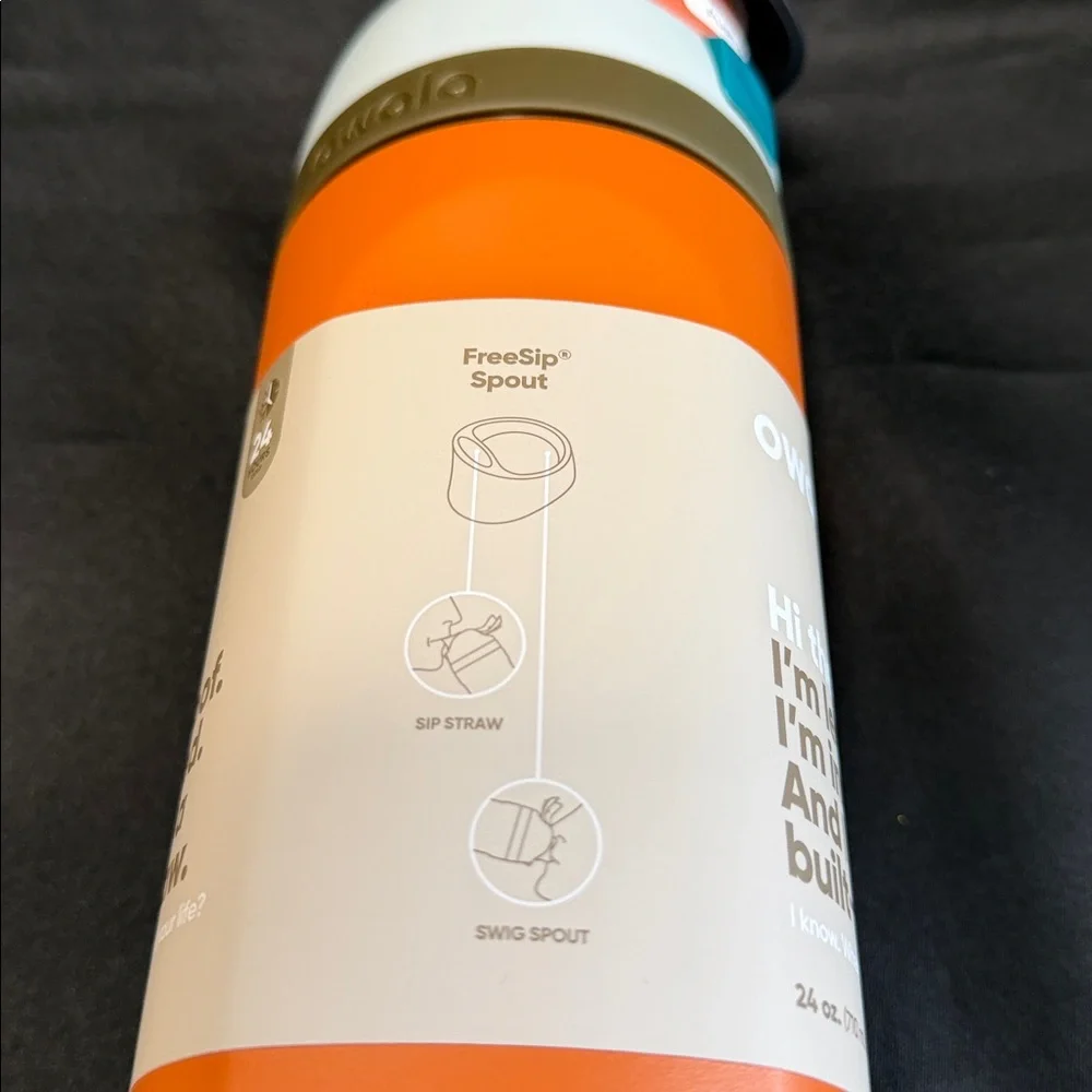 Owala 24oz Insulated Stainless Steel Free Sip Spout Water Bottle - Sand Storm - Picture 5 of 12